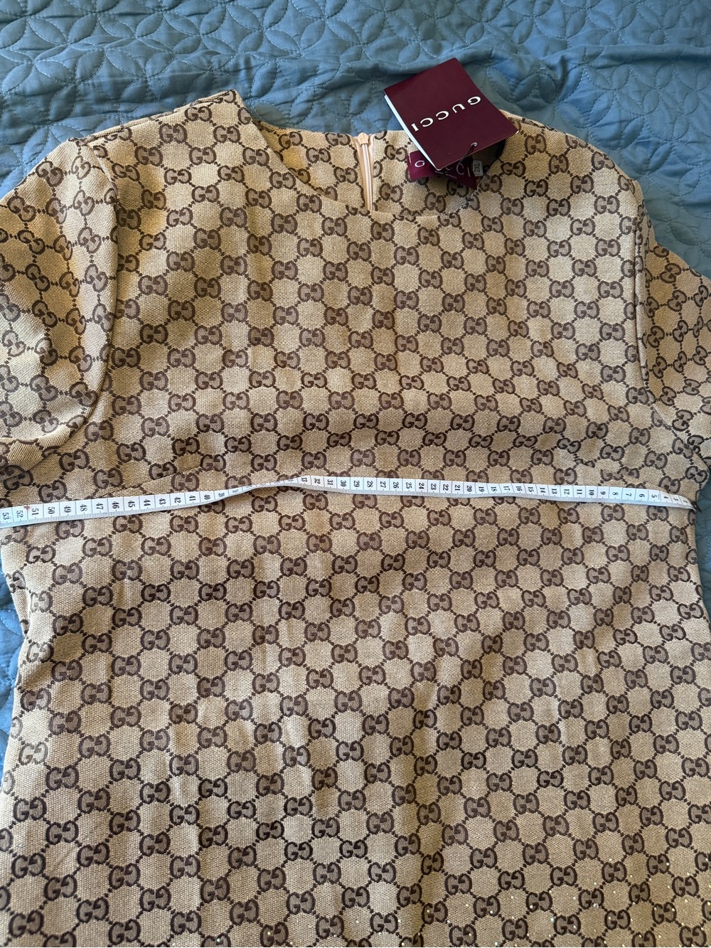 Gucci Beige and Brown GG Dress - Picture 7 of 8
